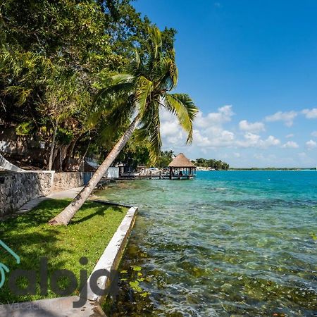 Villa Xtohil With Private Access To The Magic 7 Colors Lagoon 巴卡拉尔 外观 照片