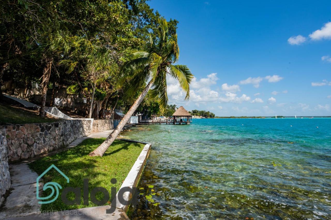Villa Xtohil With Private Access To The Magic 7 Colors Lagoon 巴卡拉尔 外观 照片