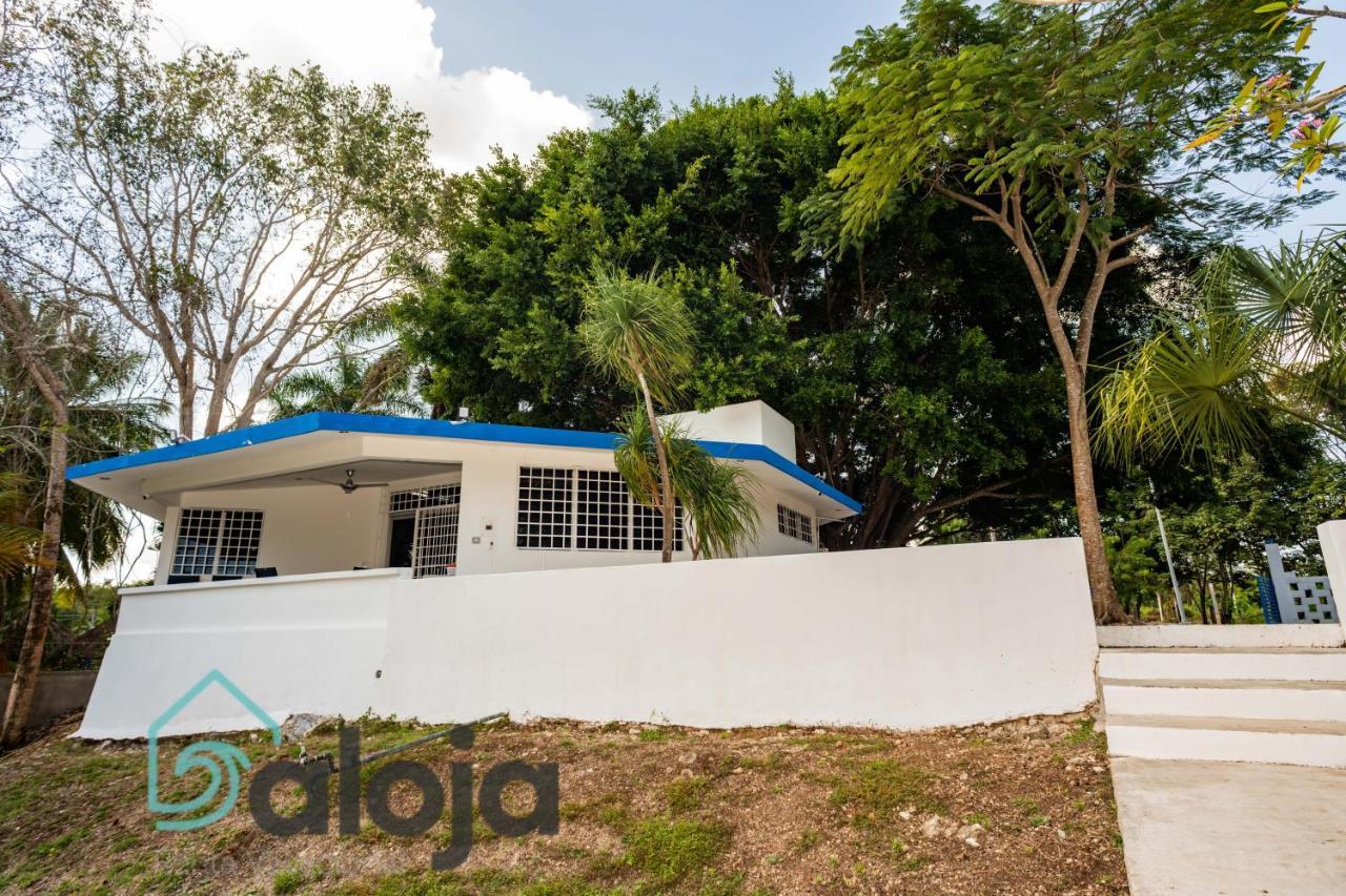 Villa Xtohil With Private Access To The Magic 7 Colors Lagoon 巴卡拉尔 外观 照片