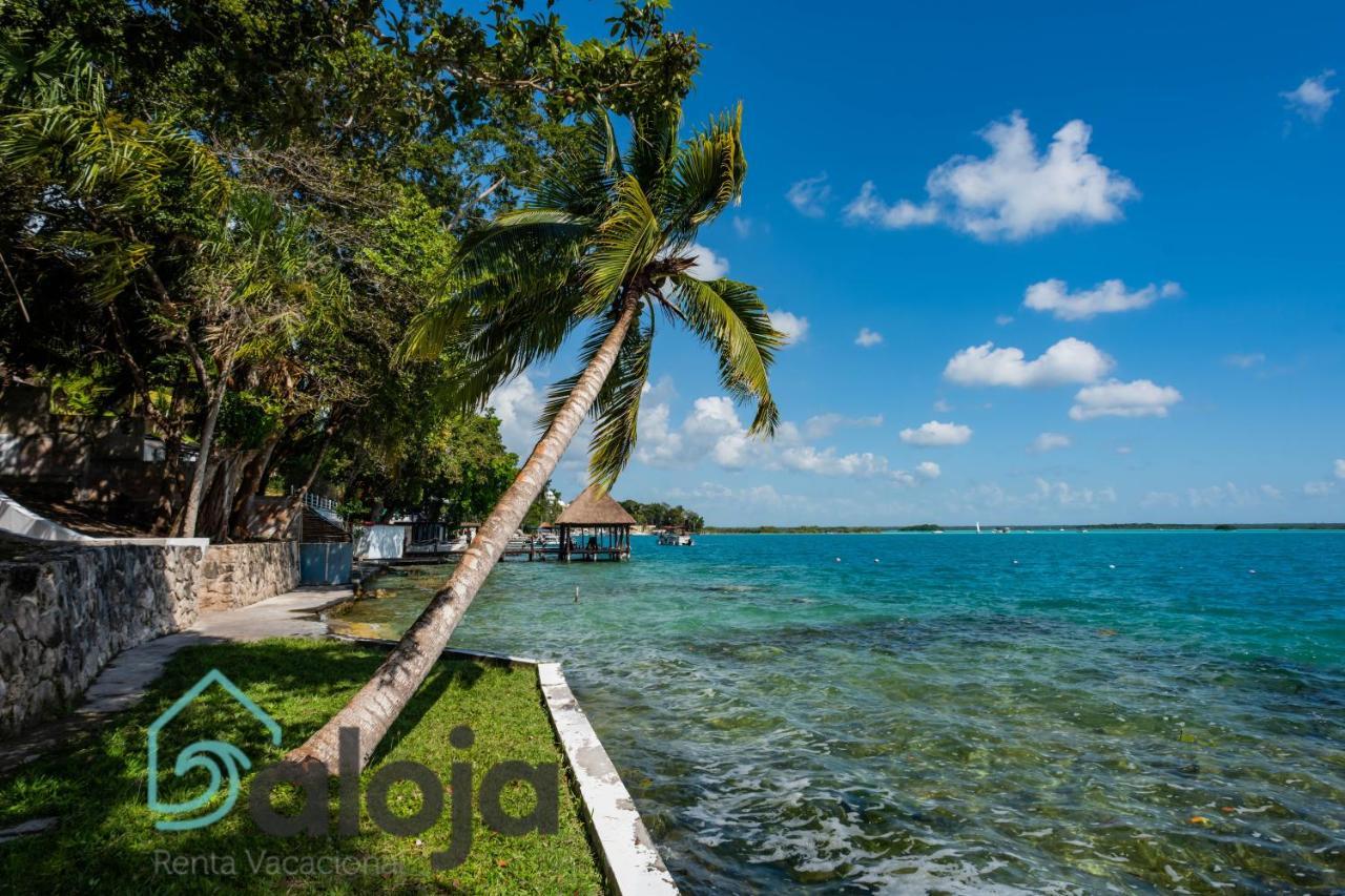 Villa Xtohil With Private Access To The Magic 7 Colors Lagoon 巴卡拉尔 外观 照片