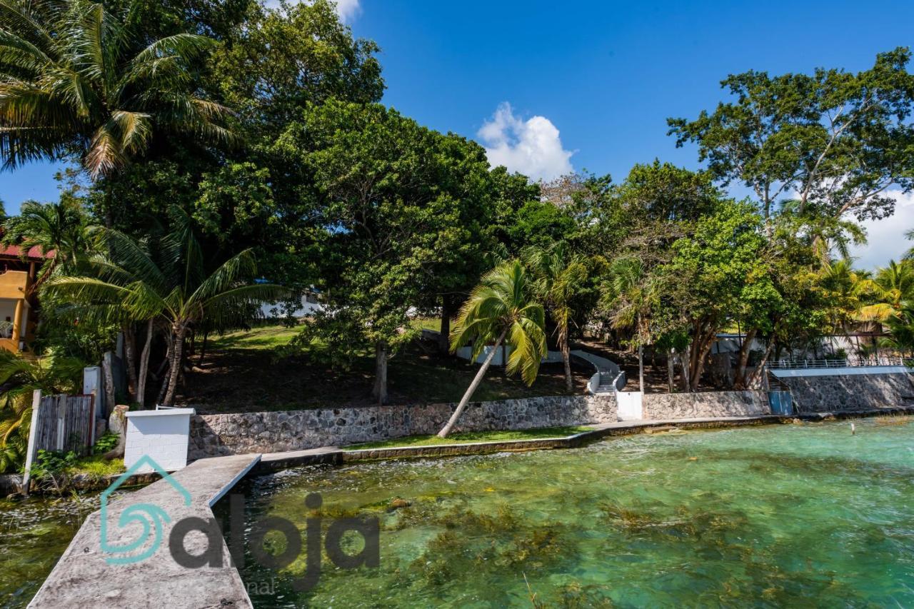 Villa Xtohil With Private Access To The Magic 7 Colors Lagoon 巴卡拉尔 外观 照片