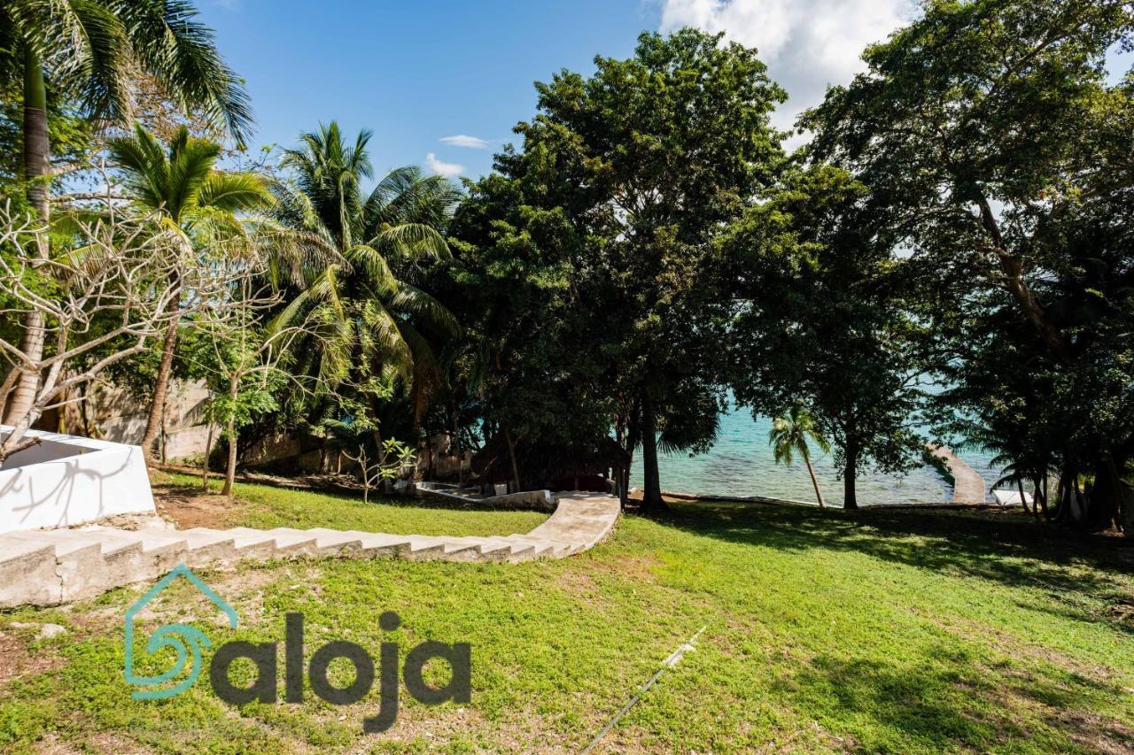Villa Xtohil With Private Access To The Magic 7 Colors Lagoon 巴卡拉尔 外观 照片