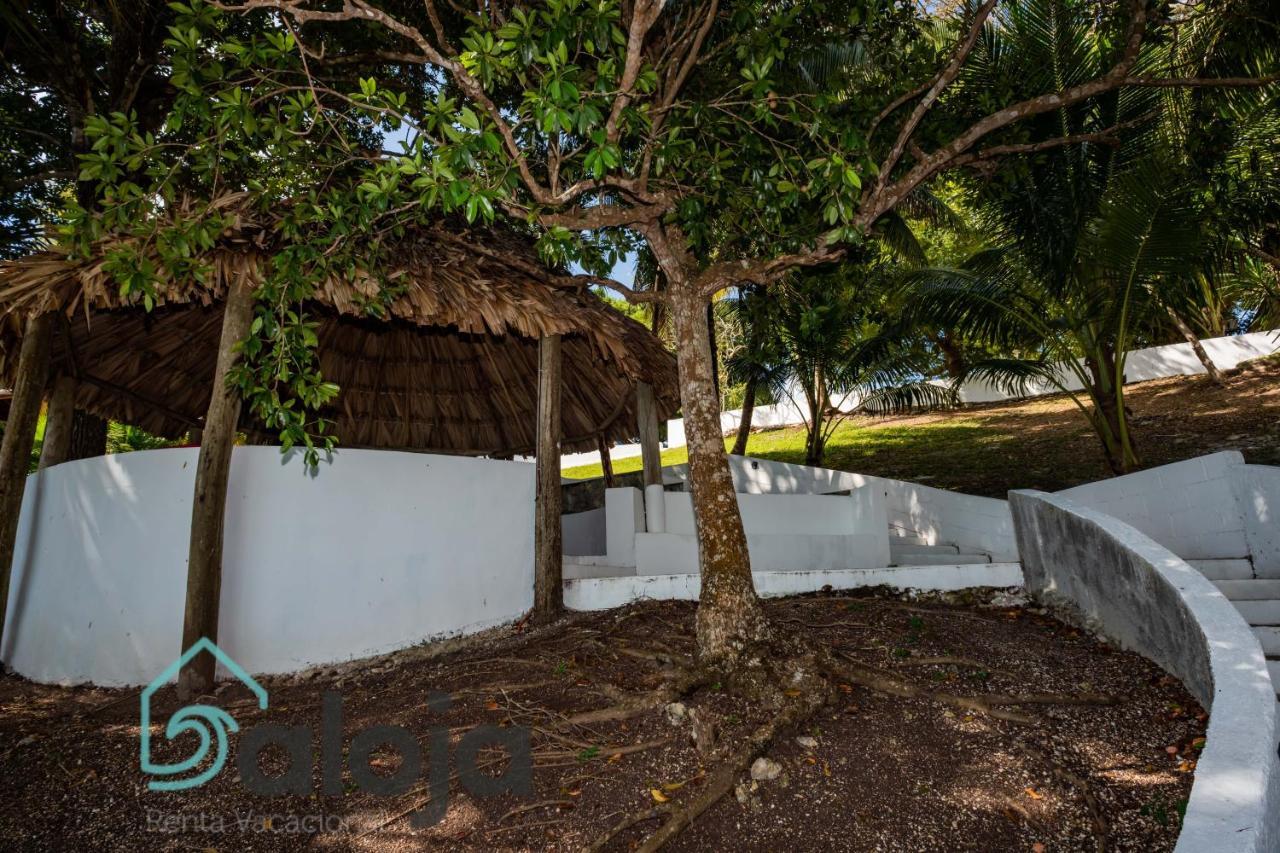 Villa Xtohil With Private Access To The Magic 7 Colors Lagoon 巴卡拉尔 外观 照片