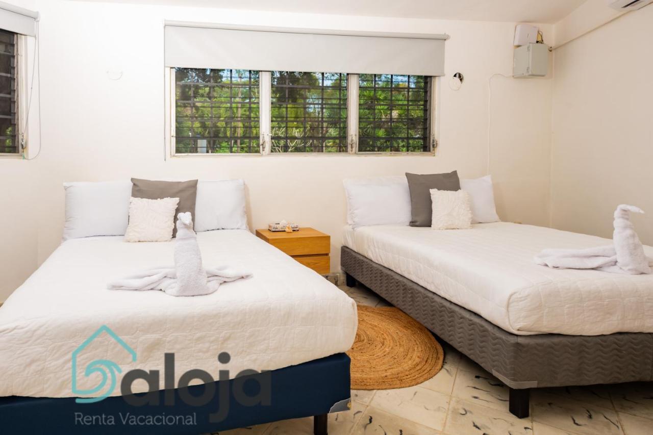Villa Xtohil With Private Access To The Magic 7 Colors Lagoon 巴卡拉尔 外观 照片
