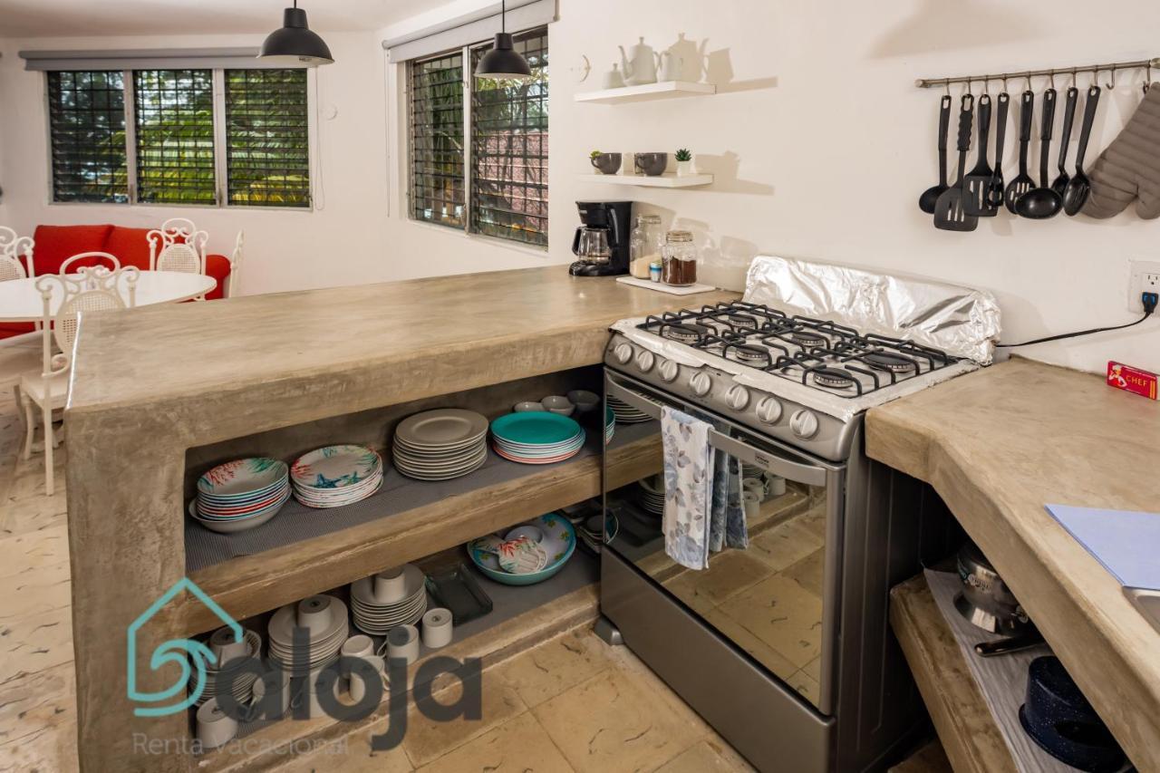 Villa Xtohil With Private Access To The Magic 7 Colors Lagoon 巴卡拉尔 外观 照片